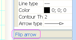 flip arrow